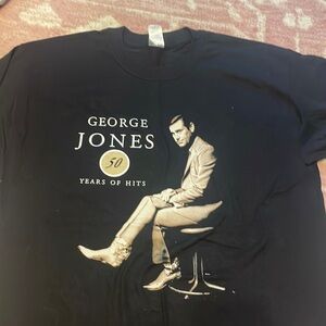 Vintage George Jones tour shirt